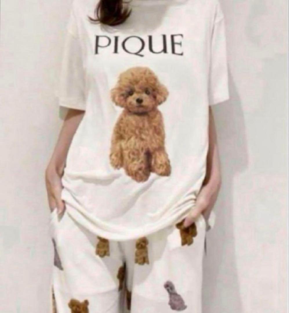 新品　gelato pique トイプードル　Tシャツ&ロングパンツセット