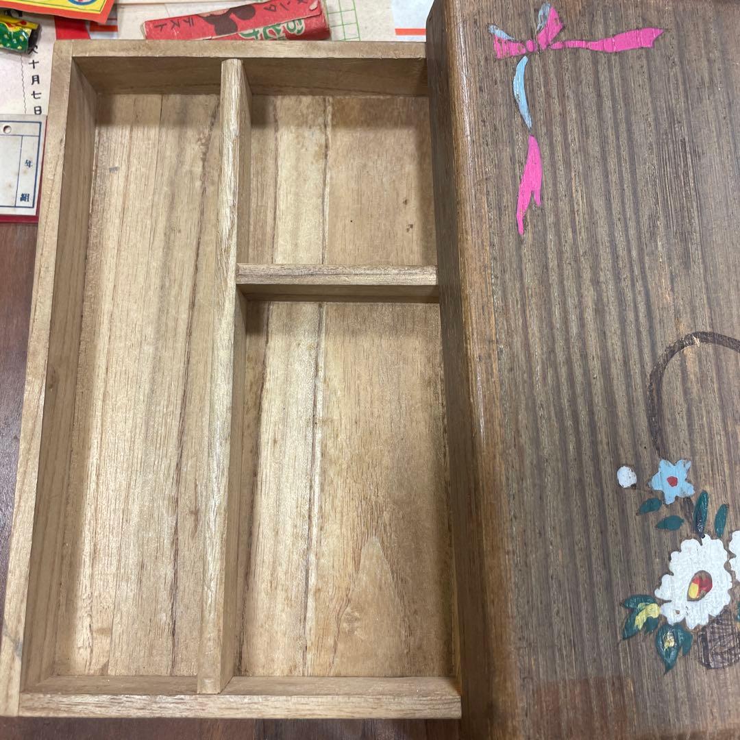 昭和レトロ紙モノ当時もの木箱、アイス袋、クジ、玩具など♡