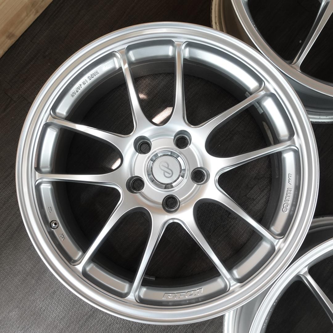 [美品] ホイール　ENKEI PF01 18インチ　5x114.3