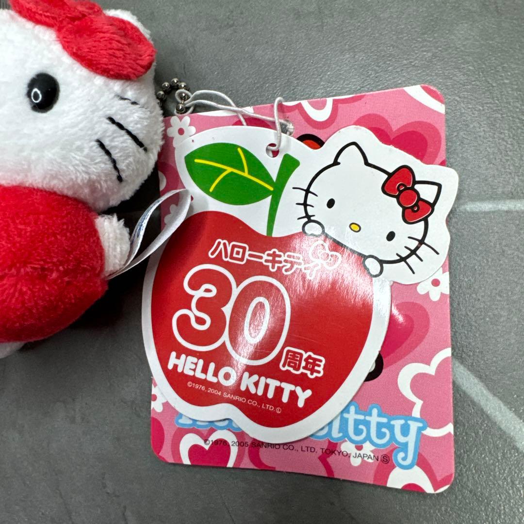 激レア 日本限定　ハローキティ リンゴ ぬいぐるみ　サンリオ　30周年