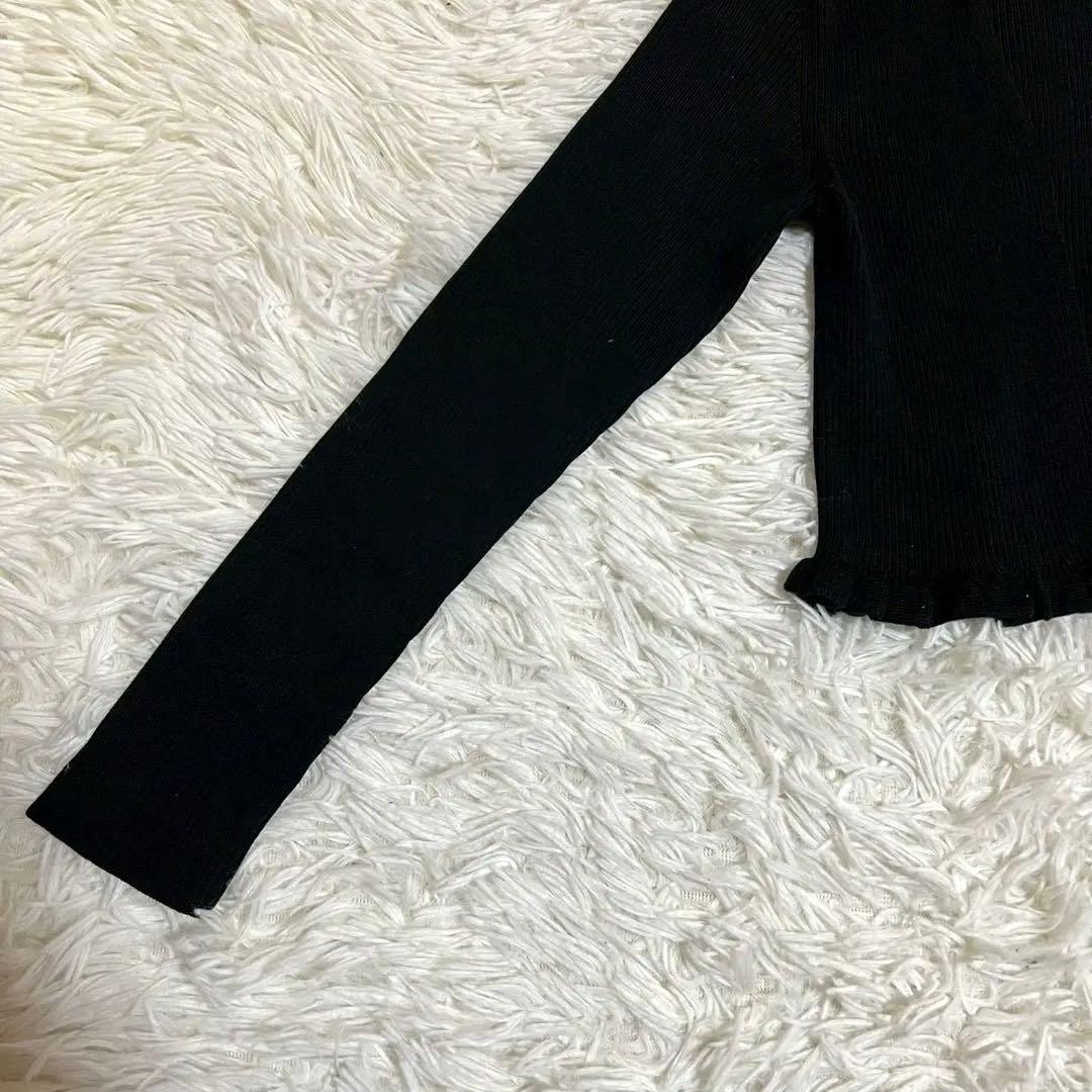 【新品未使用タグ付き】TOCCA トッカ カーディガン ブラック シルク 長袖