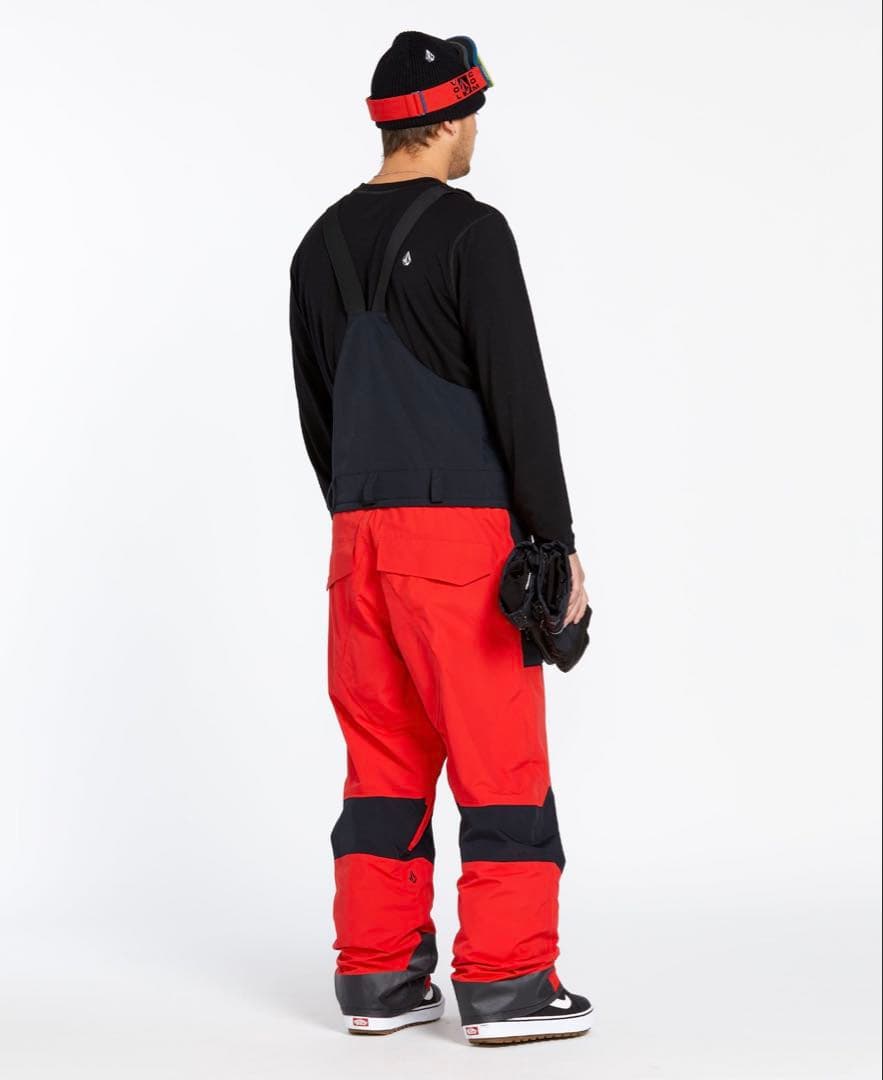 新品 ボルコム Mens Rain Gore-Tex Bib Overalls
