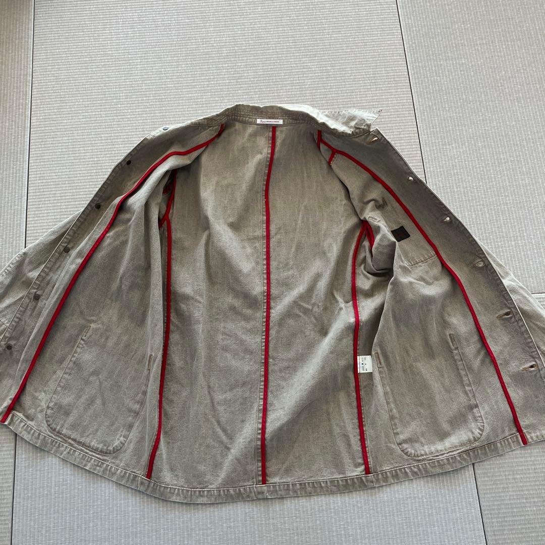 パパス　papas カバーオール ジャケット カーキ サイズM