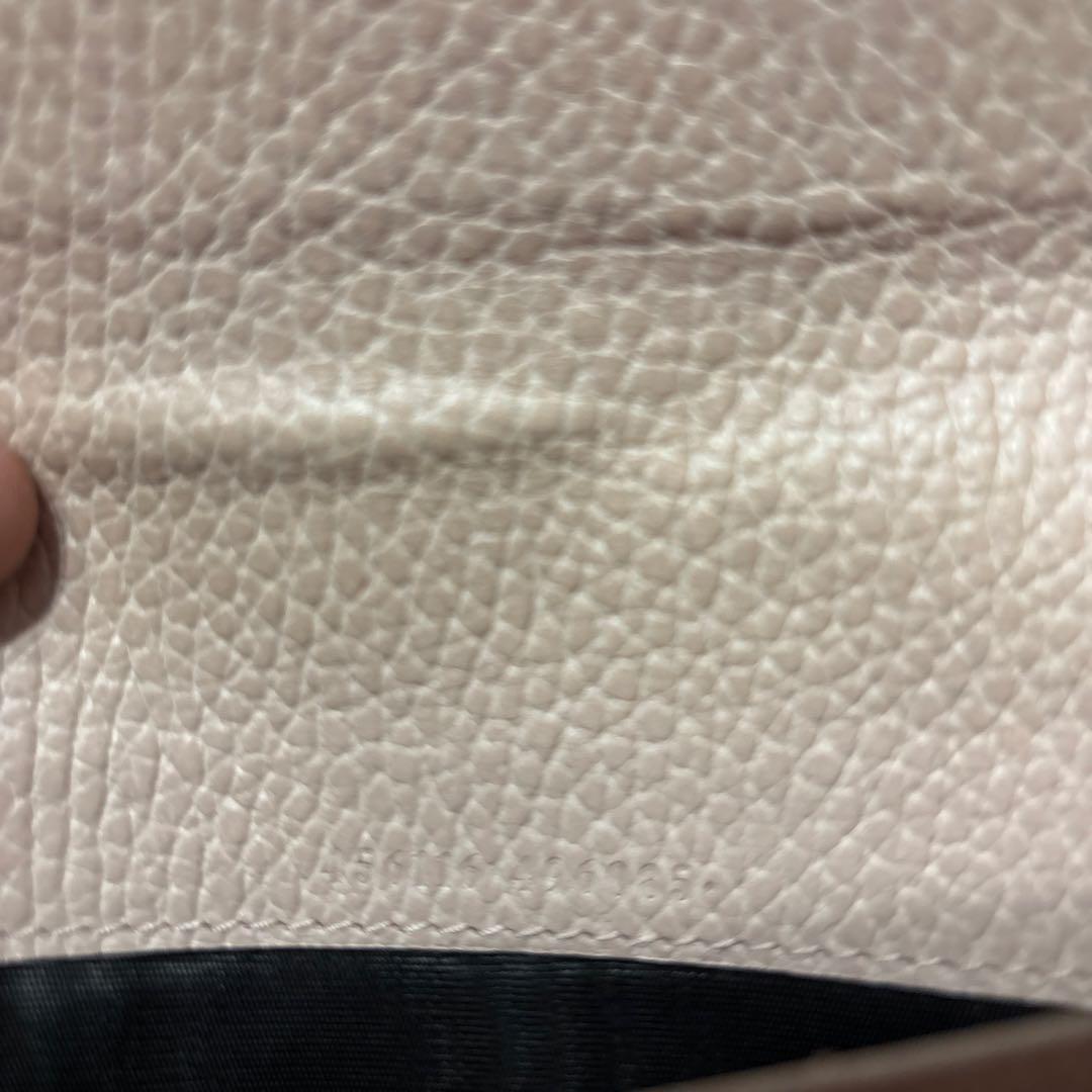GUCCI ピンクレザー 二つ折り長財布