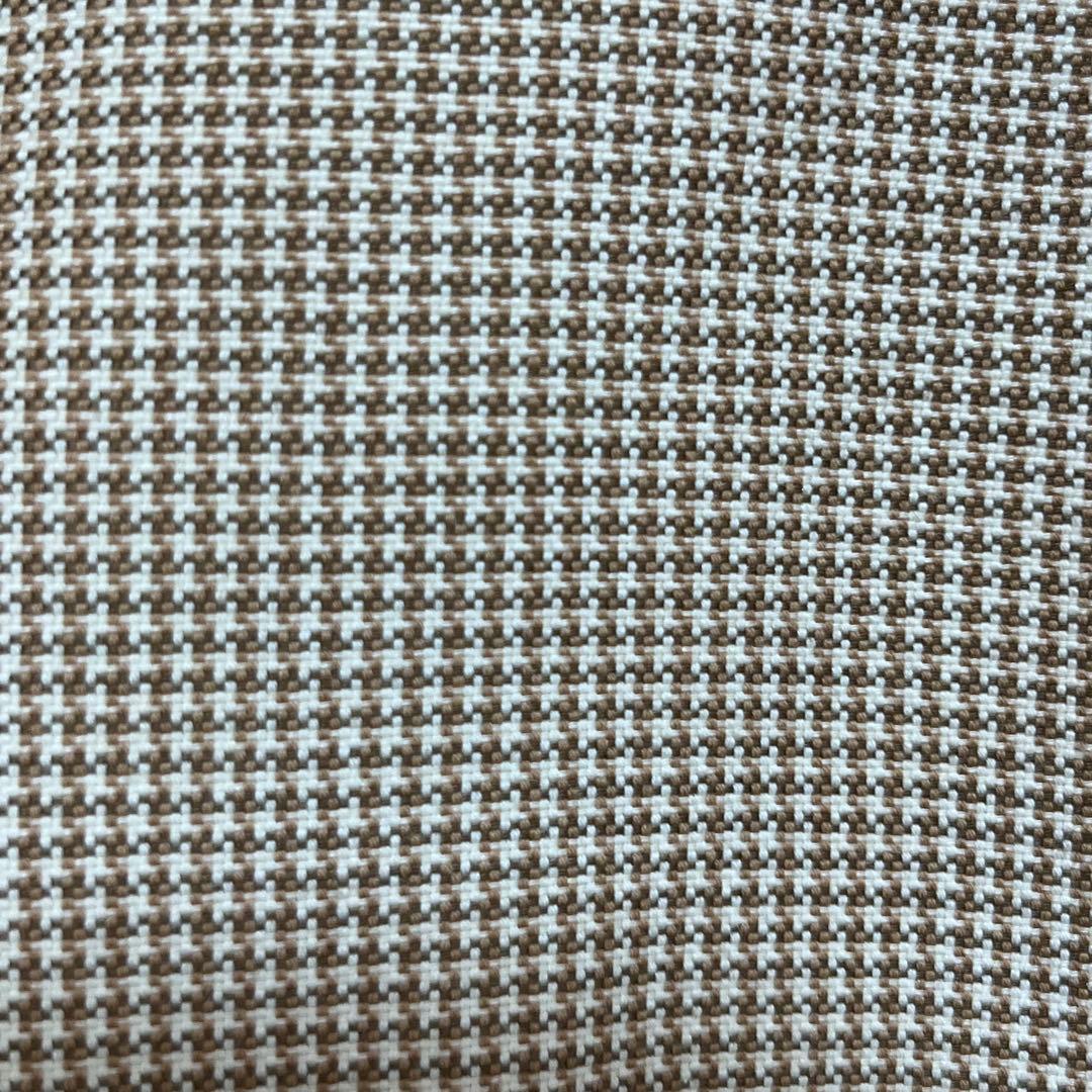 美品 BURBERRY ジャケット ベージュ 千鳥格子 麻 綿 シルク混 LL