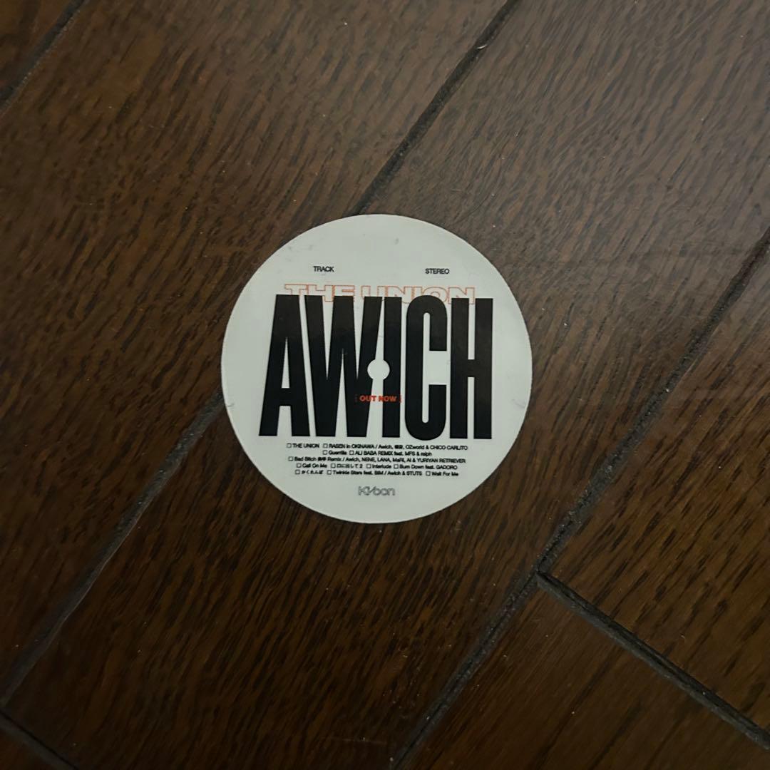 新品 ステッカー付き AWICH / THE UNION 2LP レコード