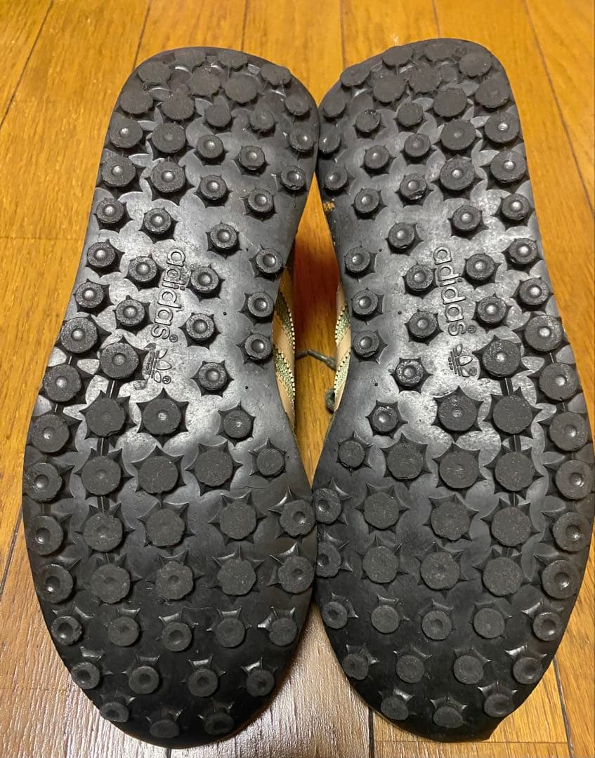 80s adidas 600 カーキ 25スニーカー AS600 ヴィンテージ