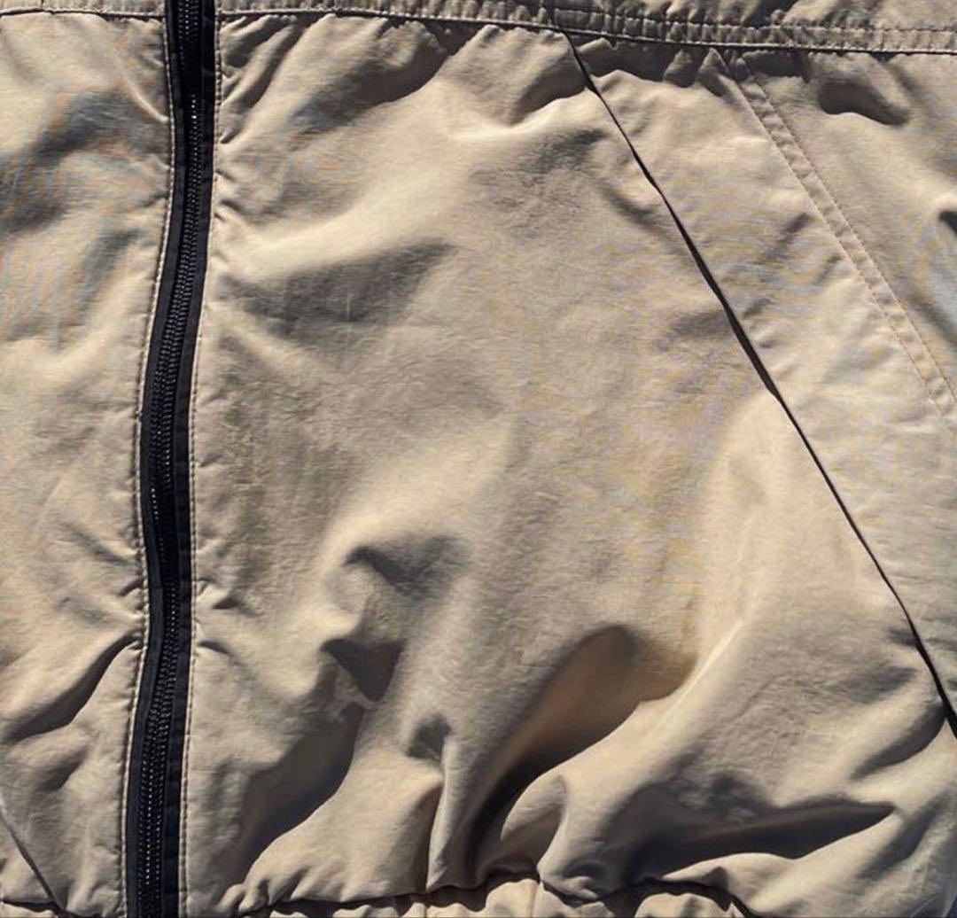 00s 【名作】Eddie Bauer コットンナイロン ベスト ベージュ
