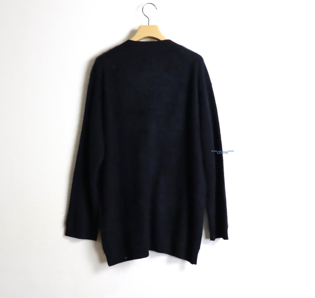 theory luxe 25AW 雑誌掲載 カシミヤ100％ カーディガン 黒