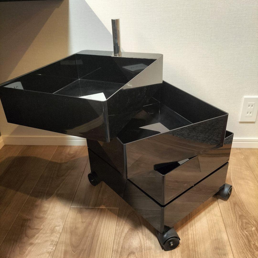 360°CONTAINER 4段収納 BLACK(JTH06)