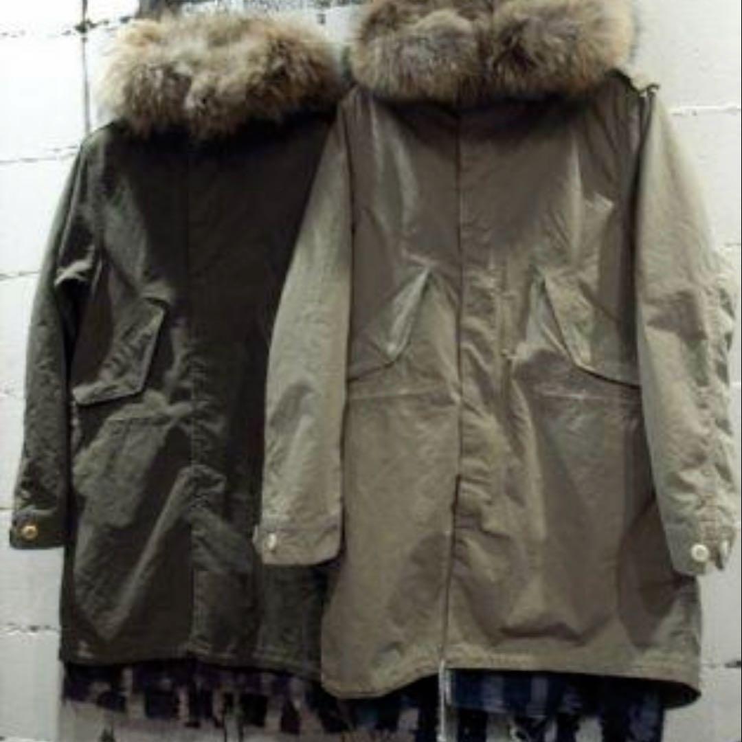 【希少・名作】 SASQUATCHfabrix. モッズコート タヌキ毛