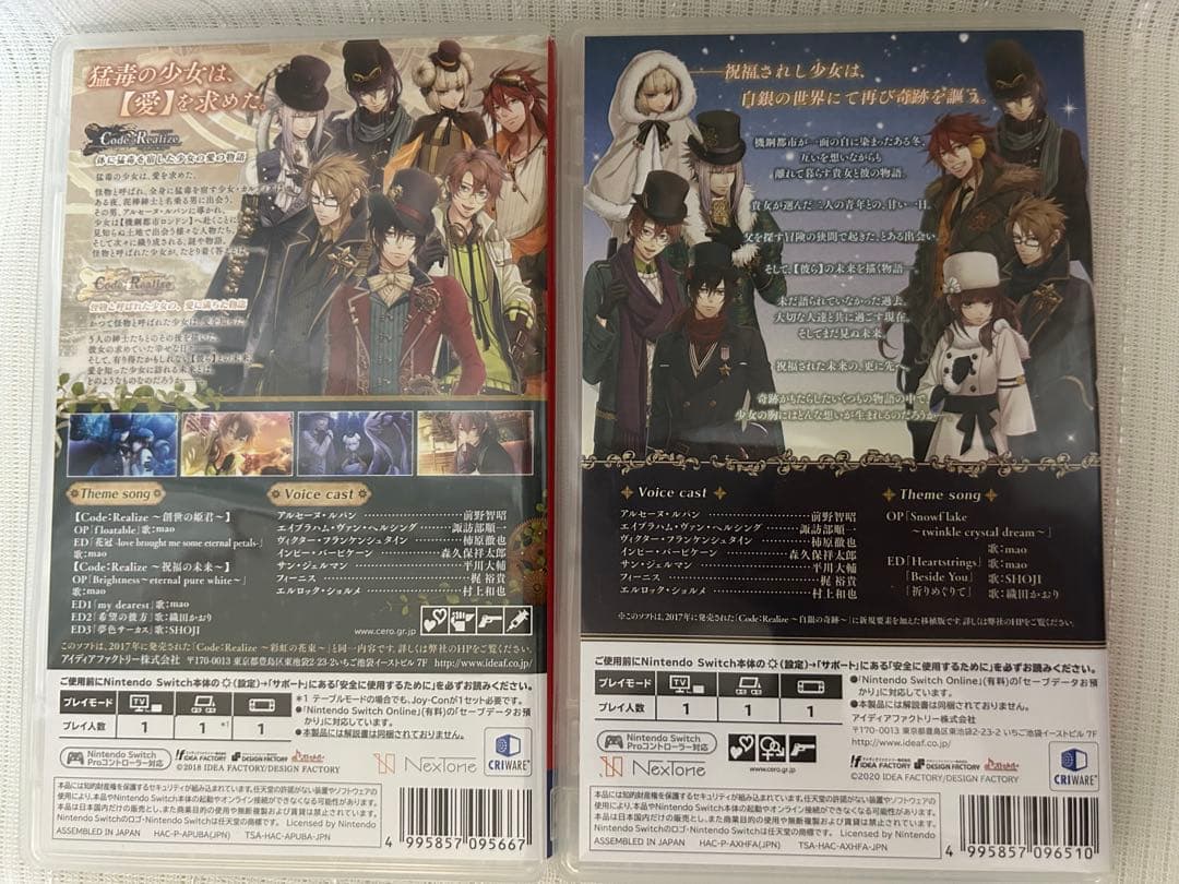 Code：Realize ～彩虹の花束～ for Nintendo Switch