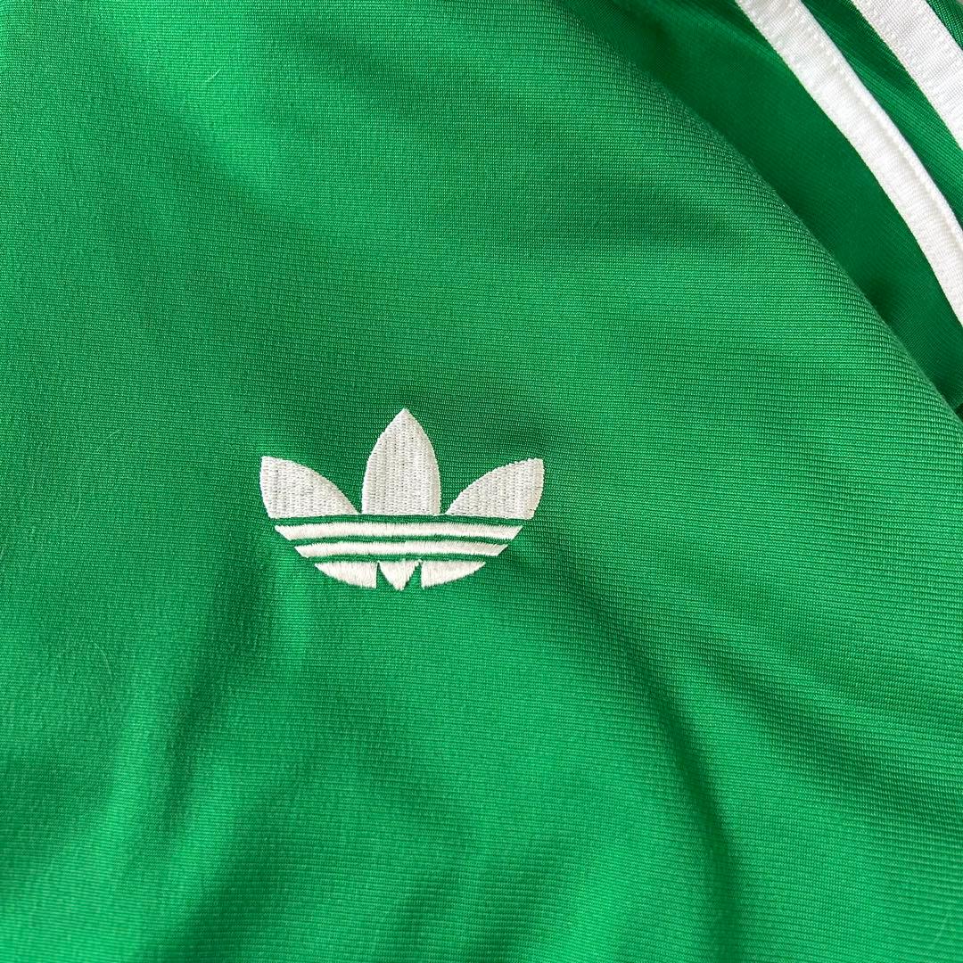 【美品】adidas トラックジャケット グリーン カジュアル 秋冬
