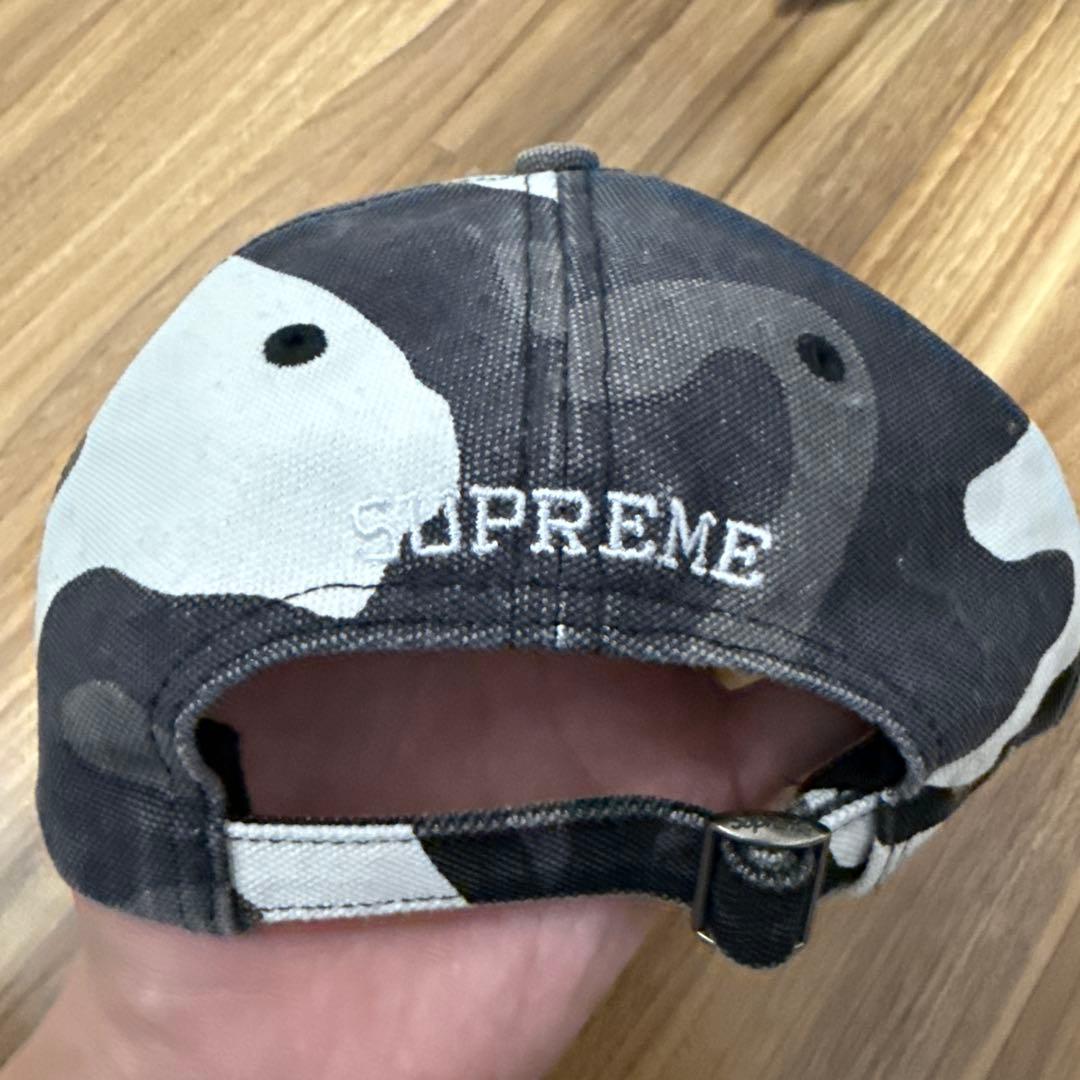 帽子 supreme pigment s logo camo