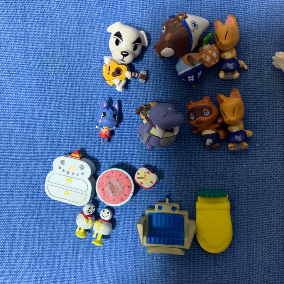レトロどうぶつの森　キャラクター、家具ミニフィギュアセット
