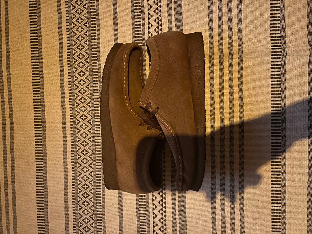 CLARKS スエード モカシン ブラウン