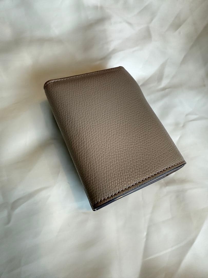 FENDI 三つ折り財布 FF グレージュ 美品 正規品 ミニ財布 フェンディ