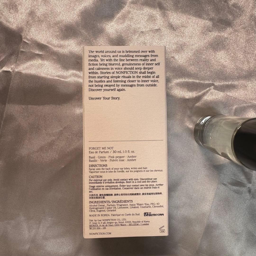 NONFICTION FORGET ME NOT 30ml 香水