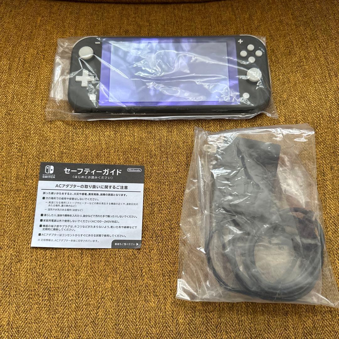 【プロフィール必読_moni】NintendoSwitch Liteグレー
