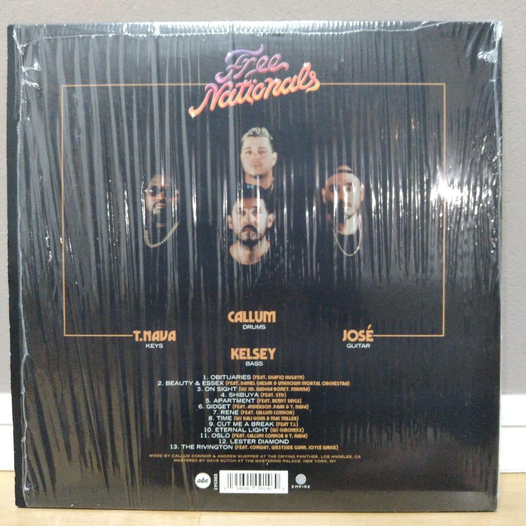 Free Nationals レコード　アナログ　anderson paak