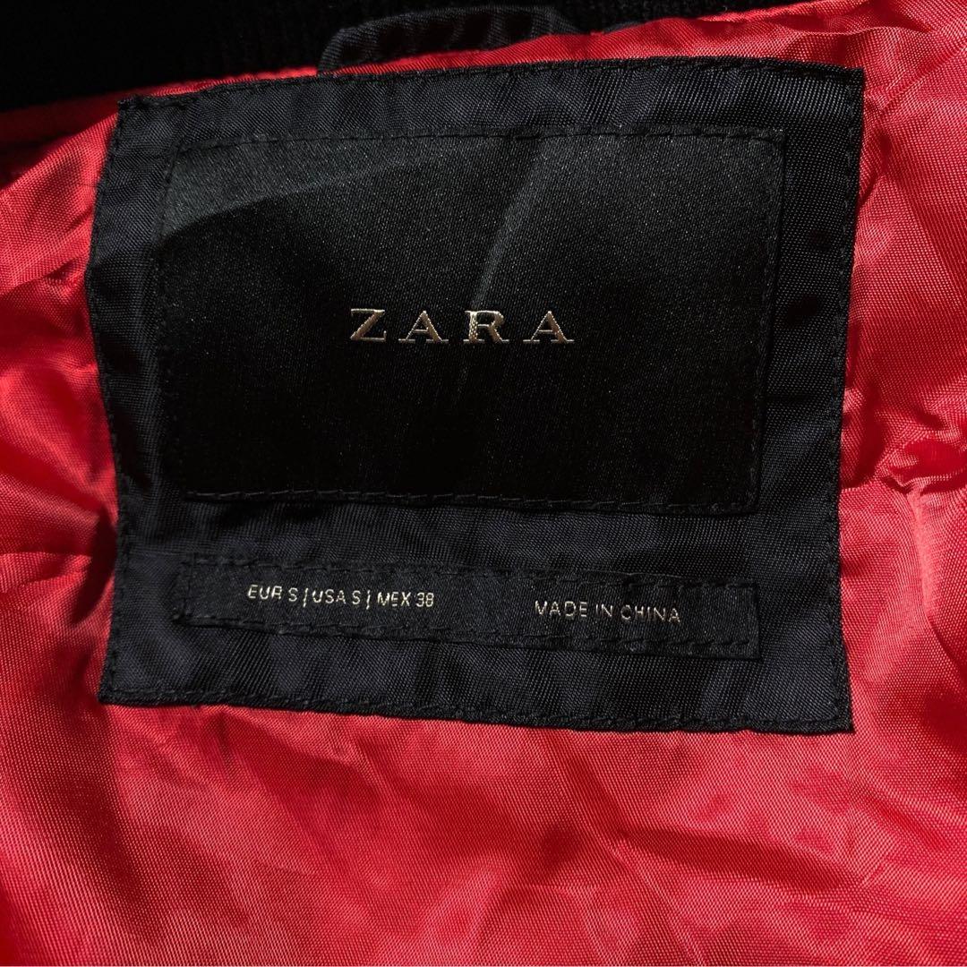 サッサッサ ZARA古着MA-1フライトジャケットブラックMモードナイロン