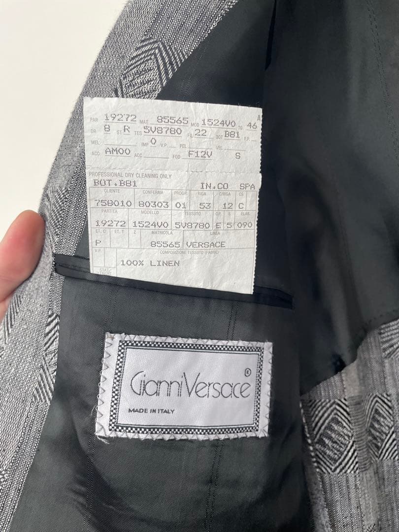 GIANNI VERSACEジャンニヴェルサーチ　セットアップ　スーツ