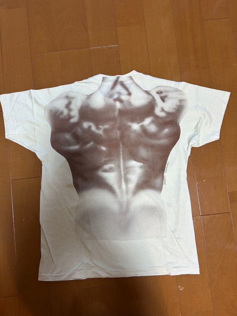 Hanes 筋肉プリント Tシャツ L42-44 80s