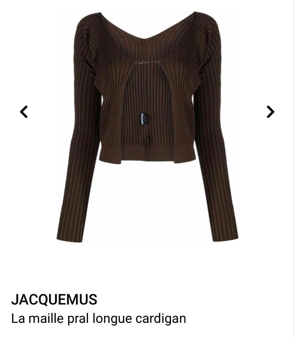 トップス JACQUEMUS La maille pral longue cardigan