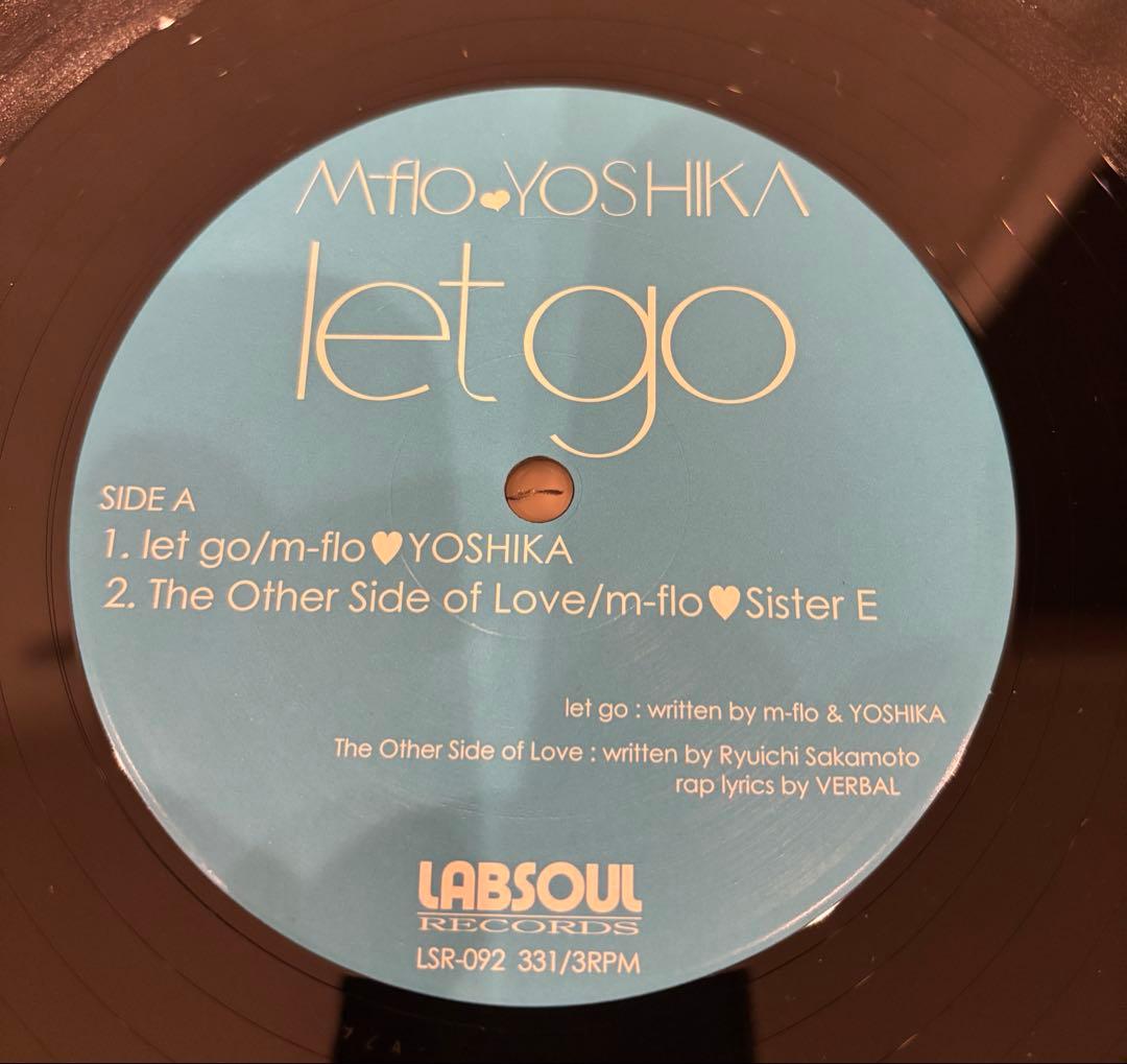 【おまけ付き】m-flo & YOSHIKA let go レコード アナログ盤