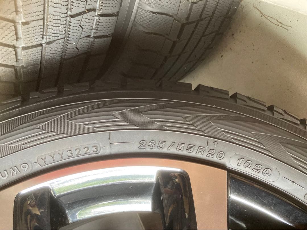 バリ山！レクサスRX バージョンL特別仕様車純正　アイスガード235/55R20