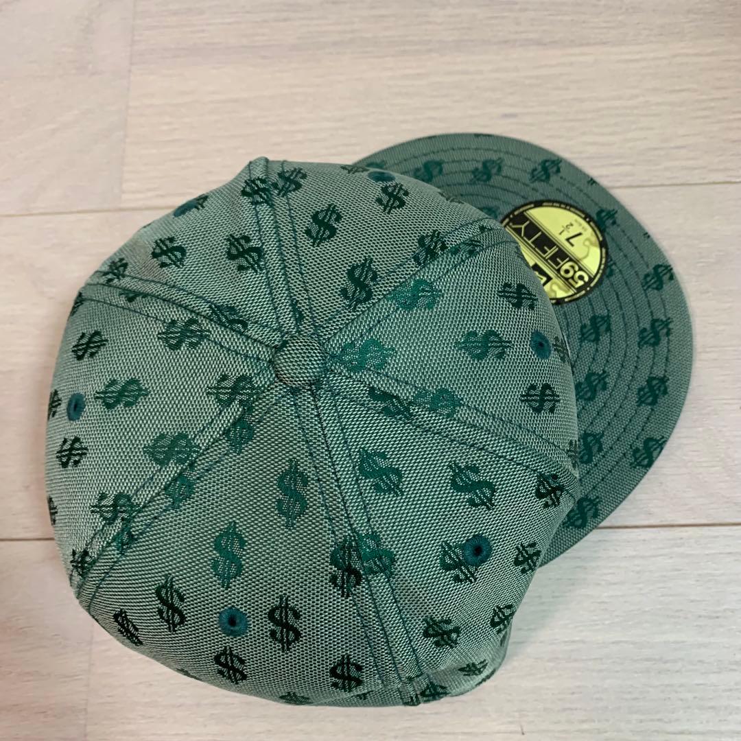 帽子 Supreme Monogram Box Logo NewEra Green