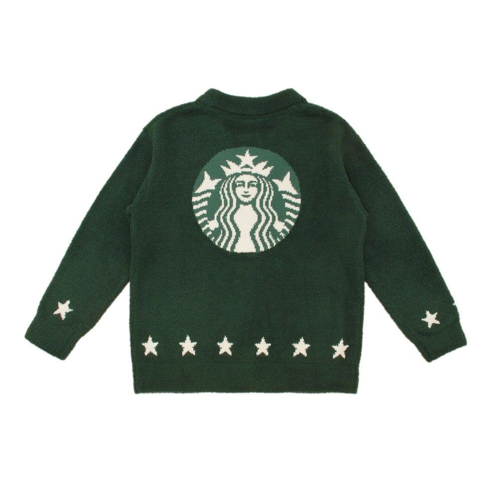 【新品◆gelapique×スタバ◆パウダースタージャガードカーディガン】