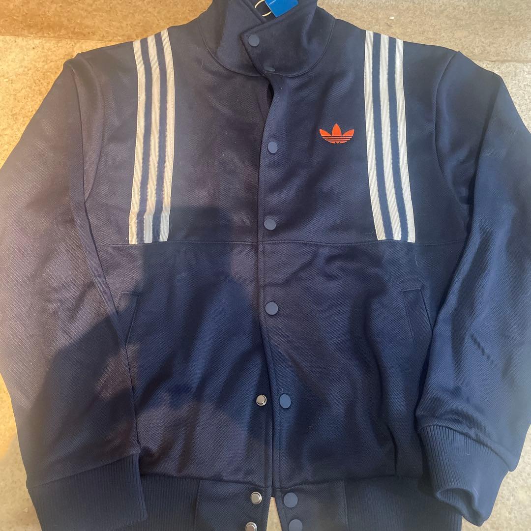 最終価格!!adidas ネイビー ジャージジャケット M