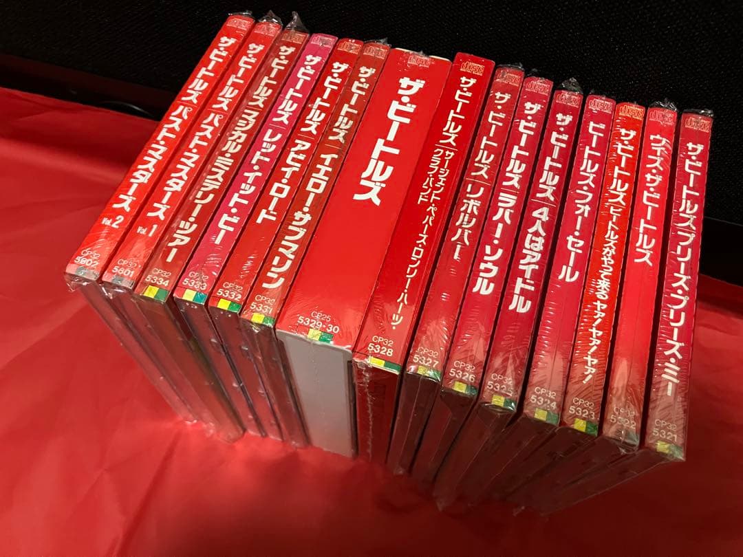 87年　なんと未開封　赤帯ビートルズ　フルセット オリジナルCD さらに