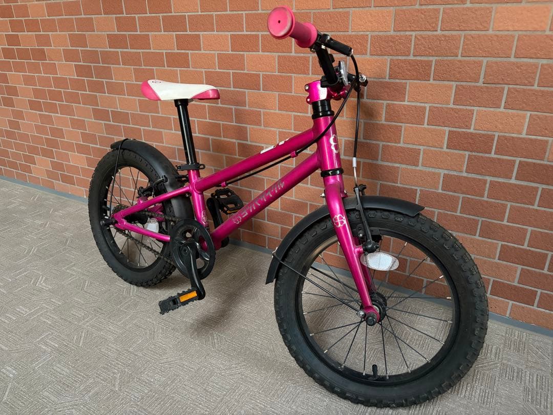 【横浜市内引渡希望】ヨツバサイクル　クリスタルピンク16インチ3/26まで値下げ