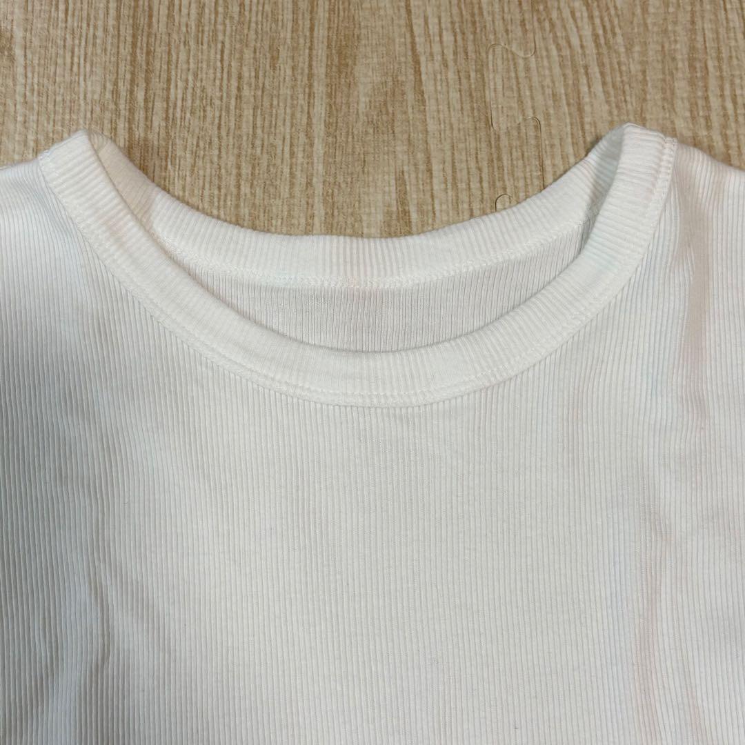 THE SHISHIKUI シシクイ RIB TEE / WHITE 百々千晴