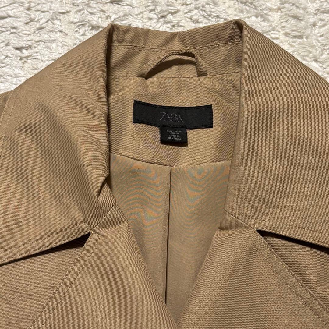 ショートダブルブレストトレンチコート ZARA Mサイズ