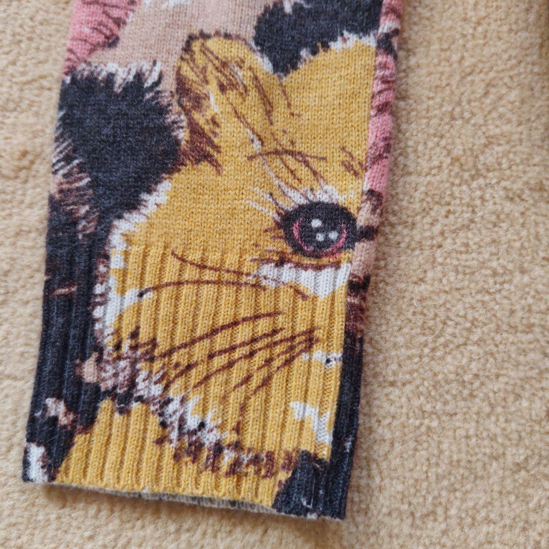 ヒステリックグラマー　カーディガン　キャット　ねこ　ヒス　レトロ