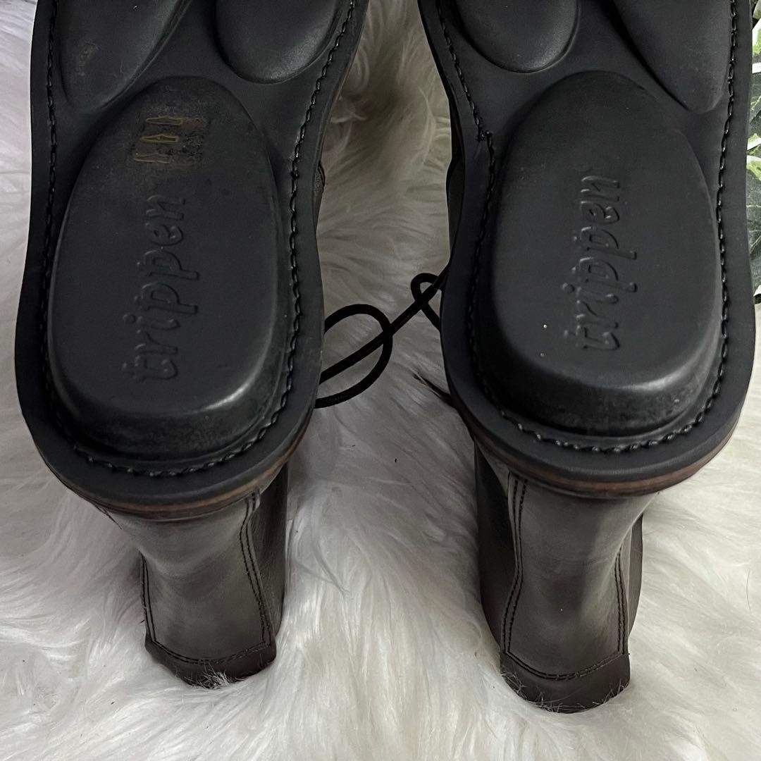 超美品　トリッペン　trippen ノマド　レザー　レースアップ　ブーツ