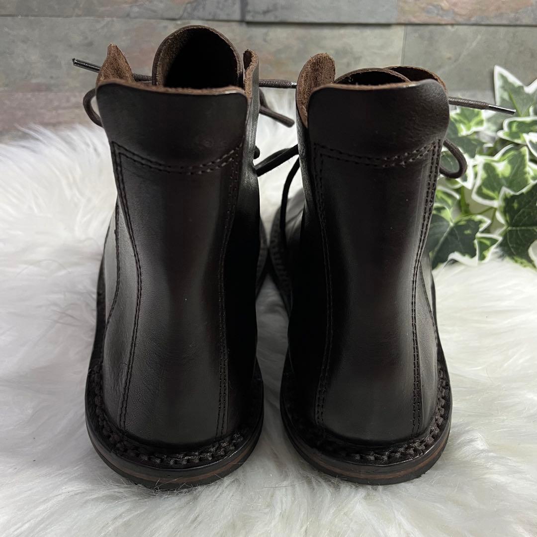 超美品　トリッペン　trippen ノマド　レザー　レースアップ　ブーツ