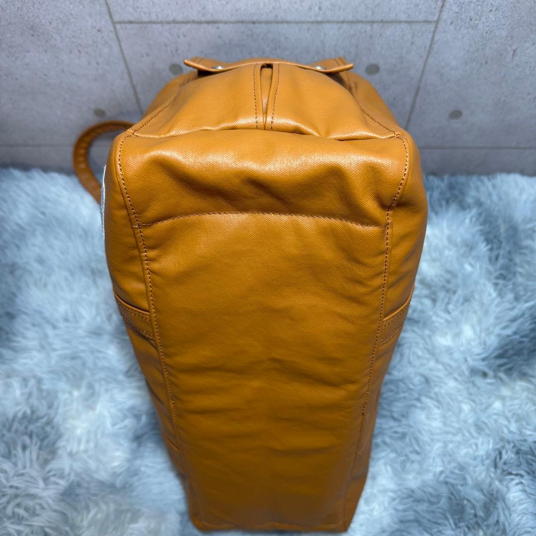 新品同様 PORTER ポーター フリースタイル キャメル ミニボストンバッグ