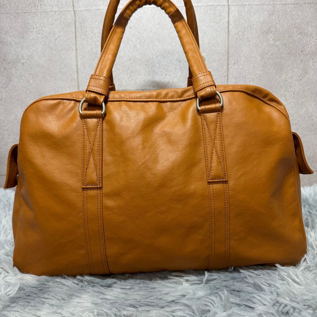 新品同様 PORTER ポーター フリースタイル キャメル ミニボストンバッグ