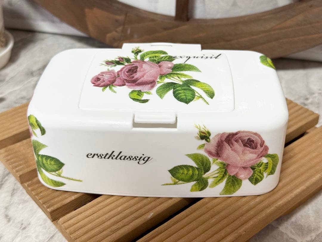 mogu様リクエスト6点おまとめ品※プラ鉢陶器鉢※収納ケース※リメイク鉢※薔薇柄