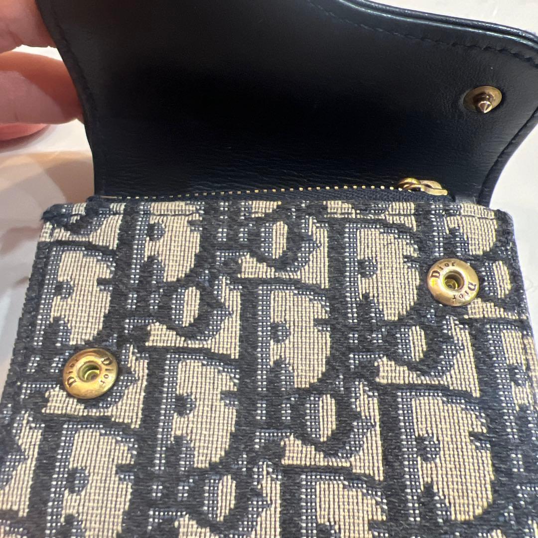Christian Dior 三つ折り財布　トロッター
