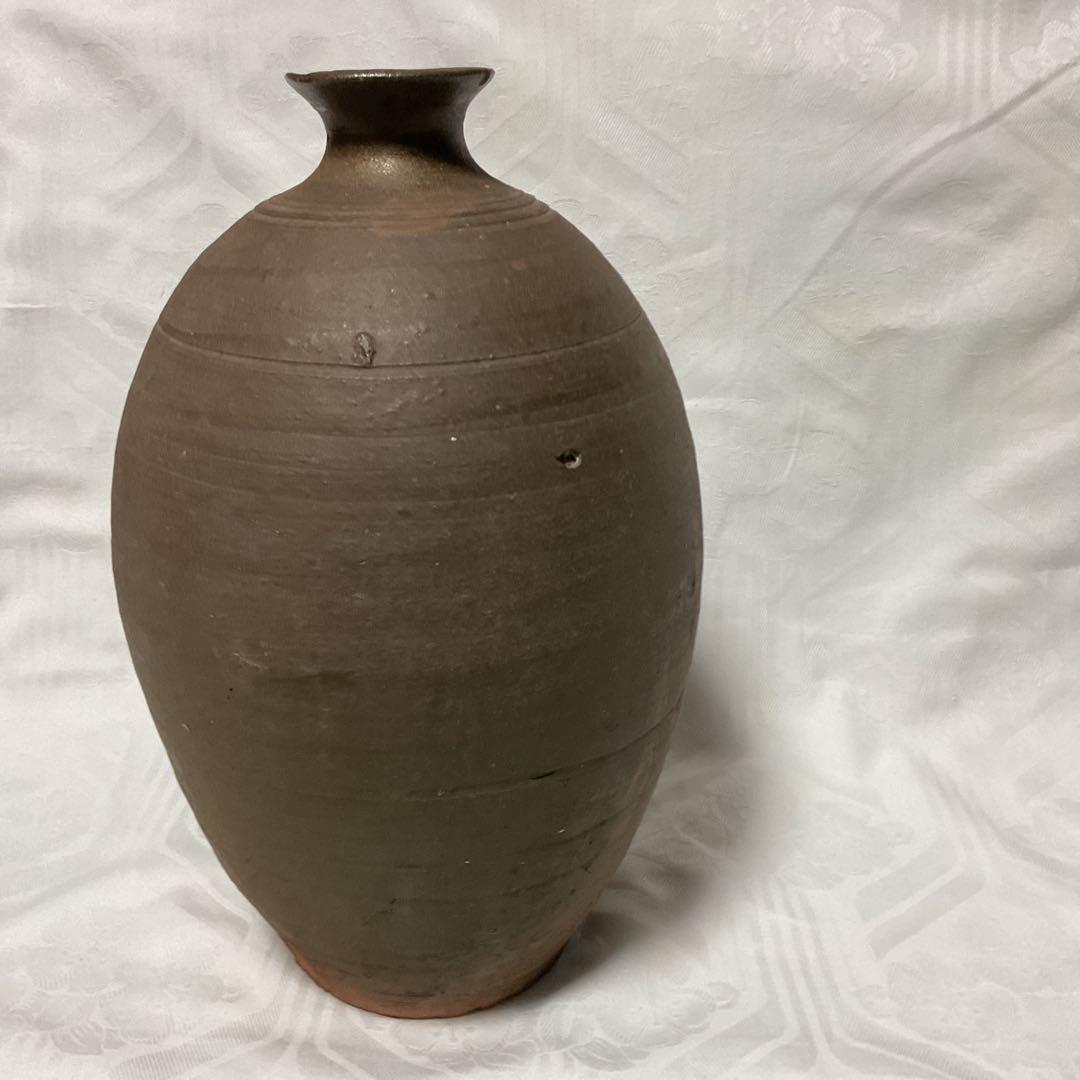 やちむん壺　荒焼