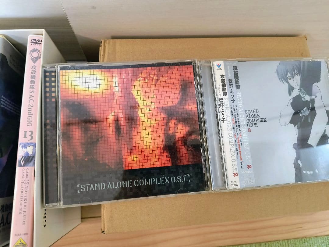 攻殻機動隊 S.A.C / S.A.C 2ndGIG DVD26巻 サントラ2枚