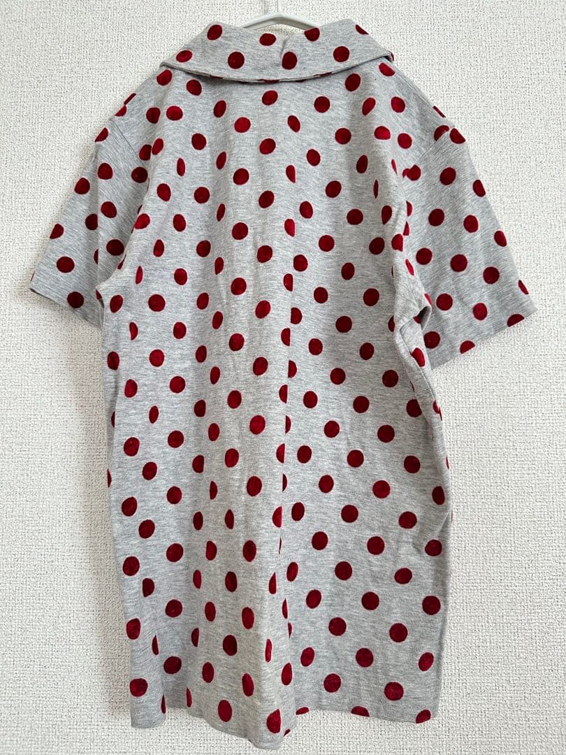 10/Comme des Garçons ドット柄 半袖ポロシャツ
