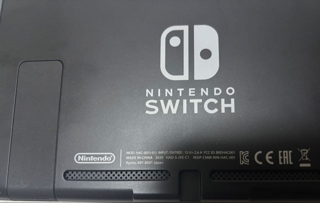 Nintendo Switch 本体 グレー 付属品完備 2020年購入
