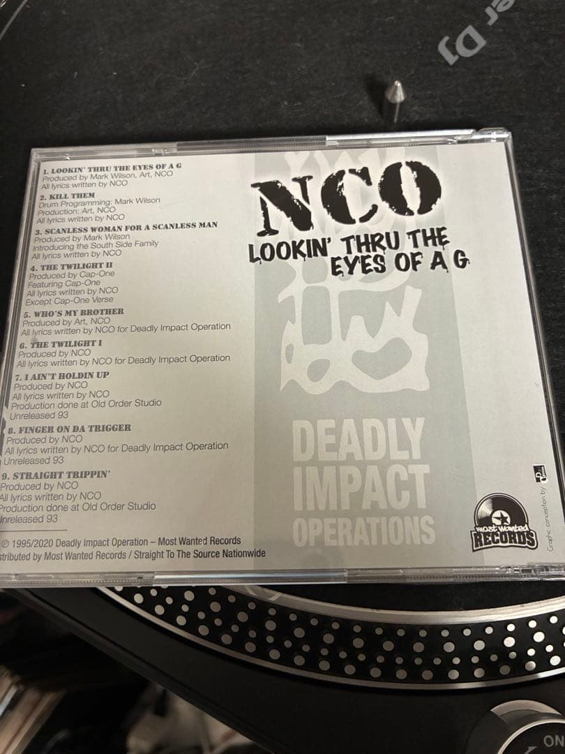 洋楽 g-rap NCO Lookin' Thru the Eyes of a G