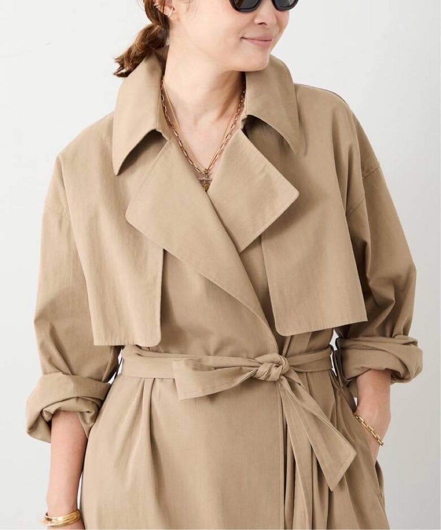 Deuxieme Classe Essential トレンチコート 38